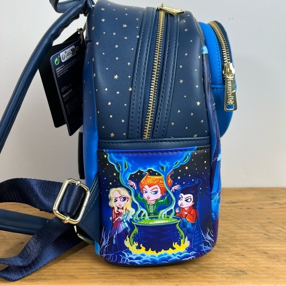 Loungefly | Disney Halloween Hocus Pocus Poster Glow Mini Backpack - Picture 8 of 16